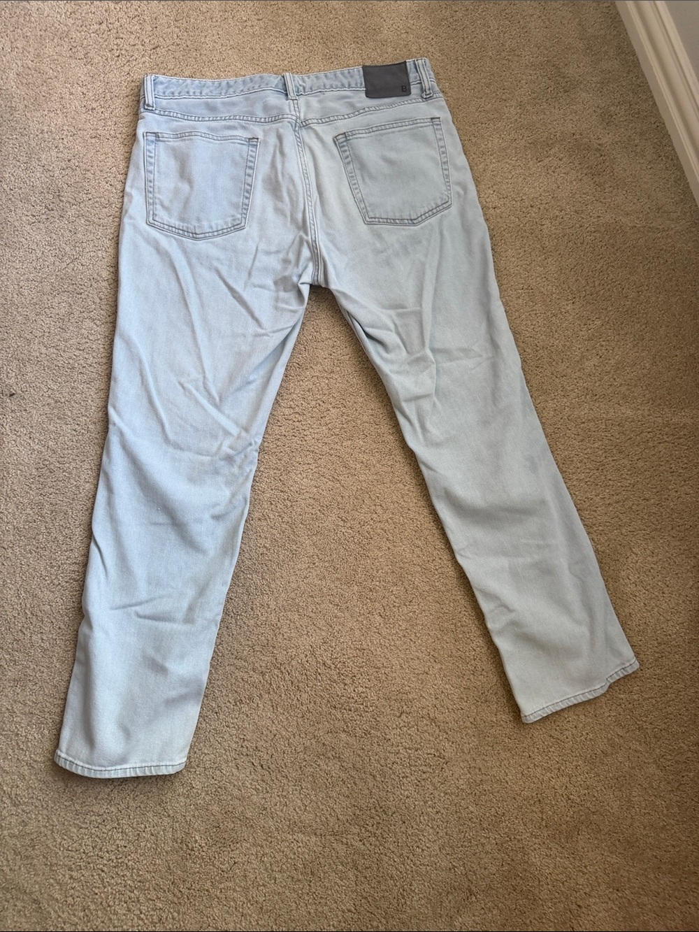 Bonobos Light Wash Straight-Leg Jeans